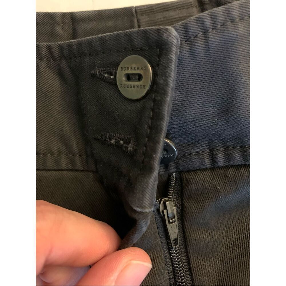 Burberry cotton black pants women's size 8 - Picture 5 of 8